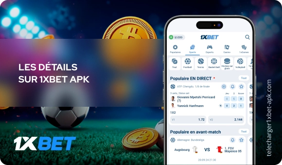 Les détails sur 1xBet apk Télécharger 1xBet APK